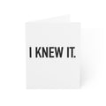 I Knew It | 010-A