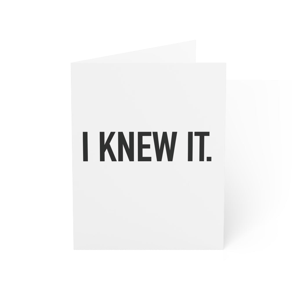 I Knew It | 010-A