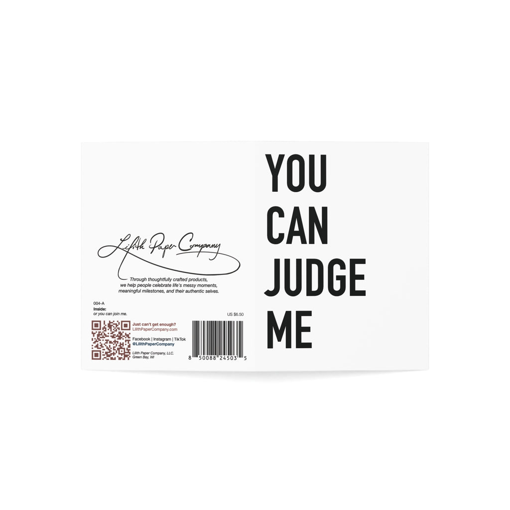 You Can Judge Me | 004-A